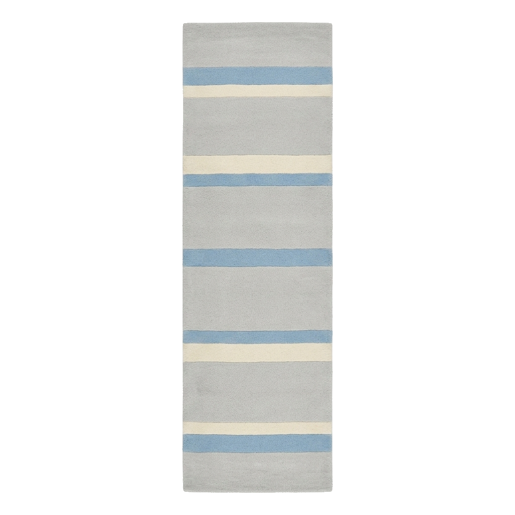 Soft Stripe Hand Tufted Runner Rug