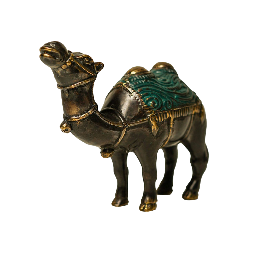Solid Brass Camel Figurine