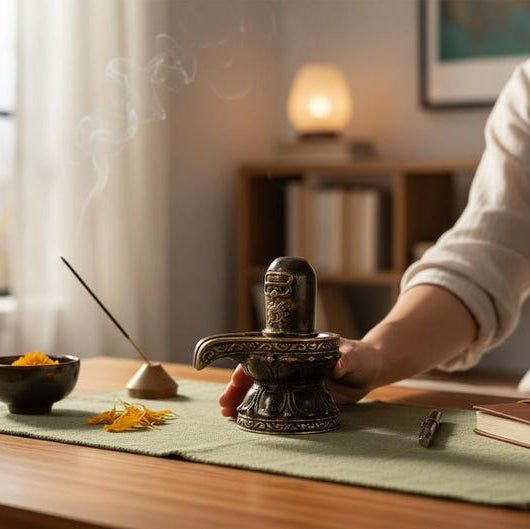 Solid Brass Lingam Yoni
