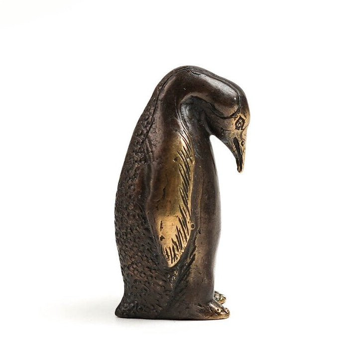 Solid Brass Penguin Figurine