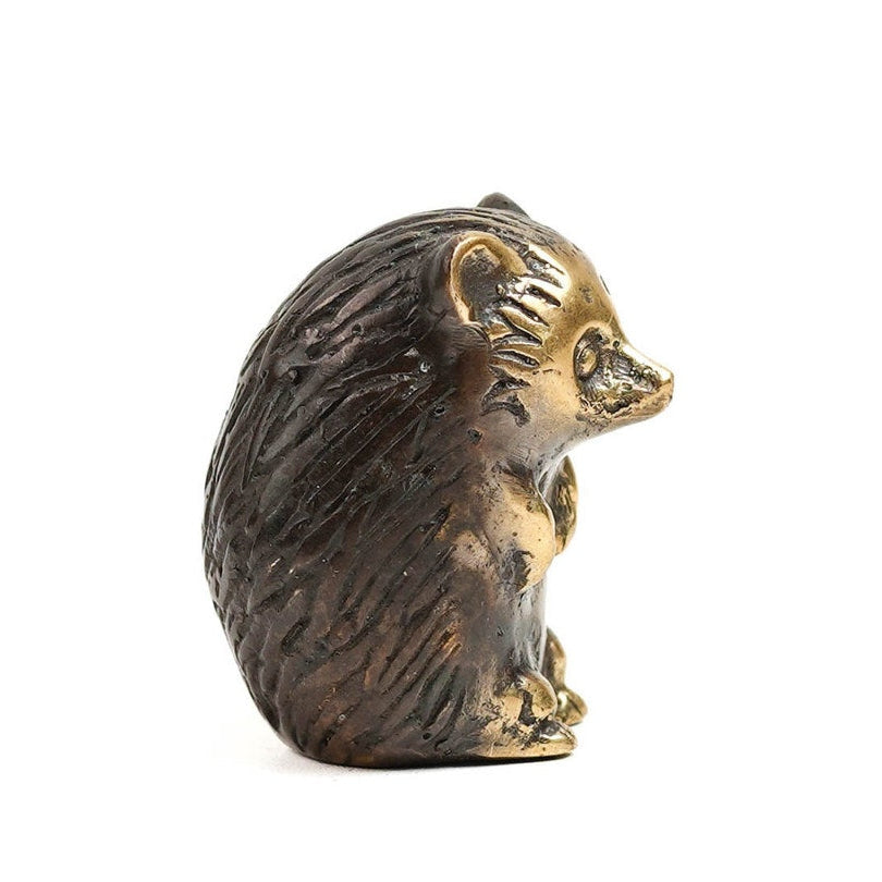 Solid Brass Porcupine Figurine