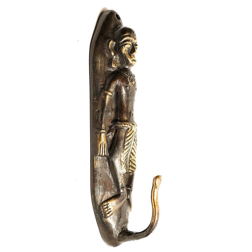 Solid Brass Primitive People Wall Hook