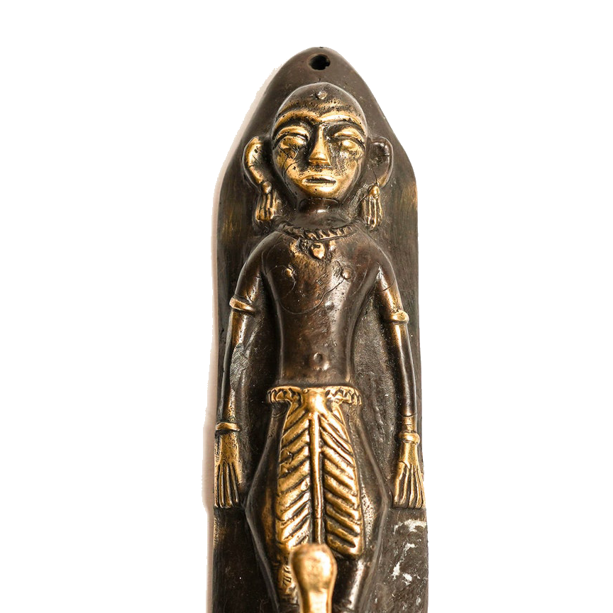 Solid Brass Primitive People Wall Hook