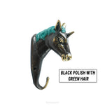 Solid Brass Unicorn Wall Hook