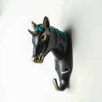 Solid Brass Unicorn Wall Hook