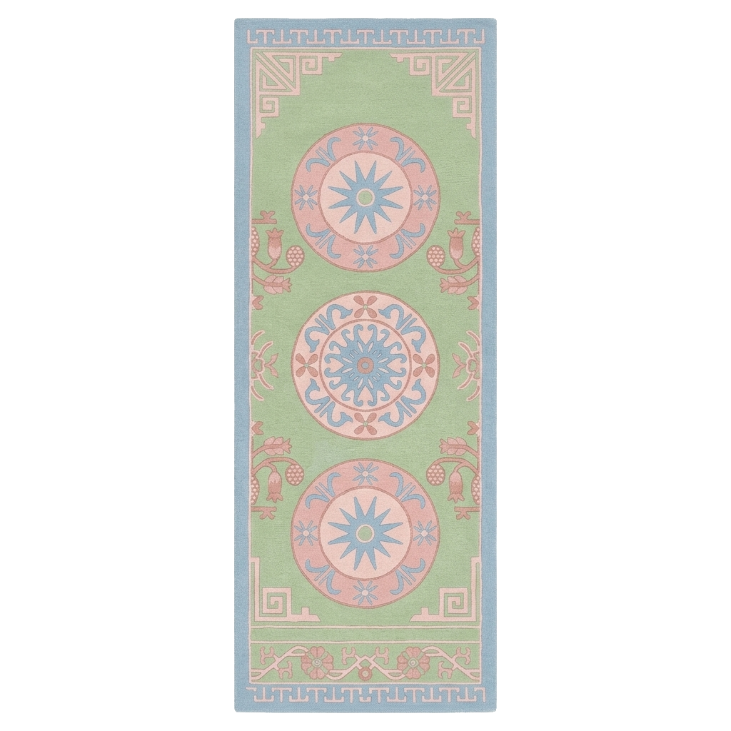 Solstice Meadow Hand Tufted Runner Rug