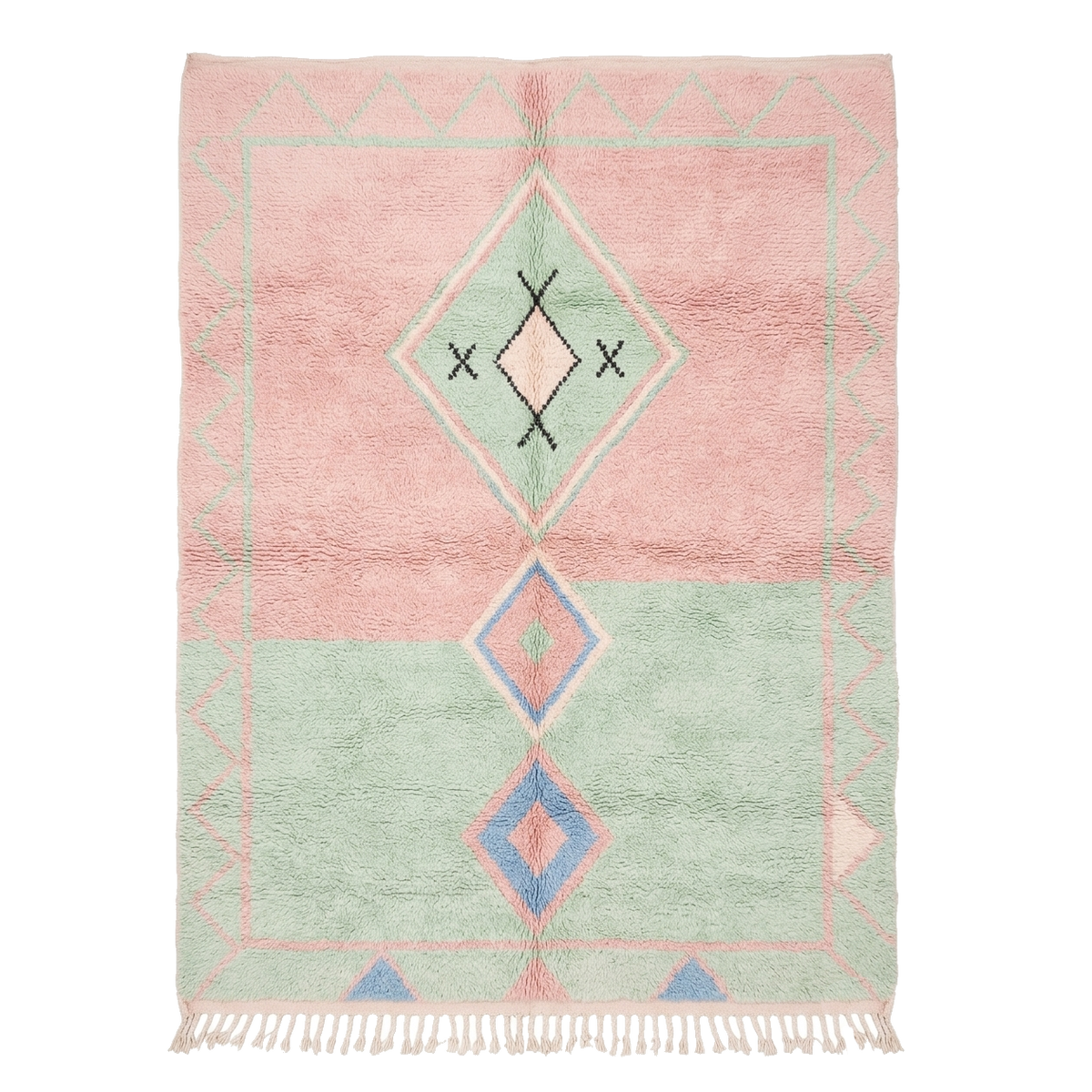 Split Tone Serenity Moroccan Shag Rug 
