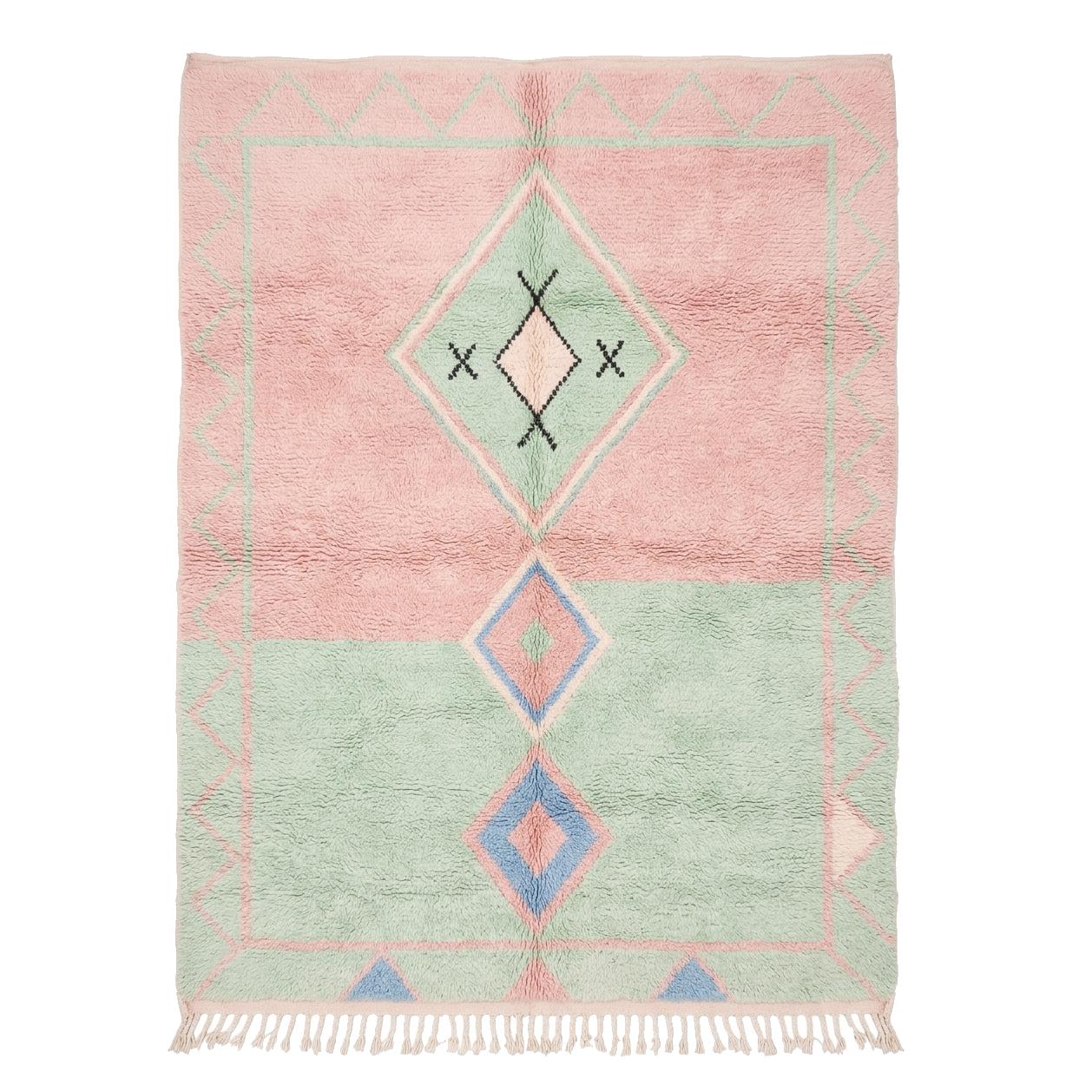 Split Tone Serenity Moroccan Shag Rug 