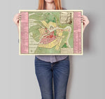 St Petersburg City Map Wall Decor Poster Print