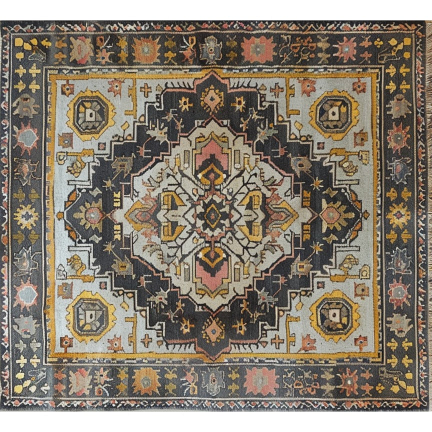 Stellar Mosaic Hand Knotted Area Rug