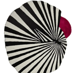 Step onto the Red Sun Hand Tufted Wool Rug - 1001 KNOTS