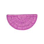 Sun Ray Semi Circle Jute Rug - Pink