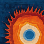 Sunburst Hand Tufted Wool Rug