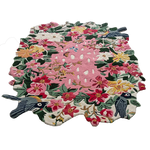 Sunrise Bloom Hand Tufted Round Rug