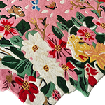 Sunrise Bloom Hand Tufted Round Rug