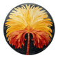 Sunset Palm Hand Tufted Round Rug