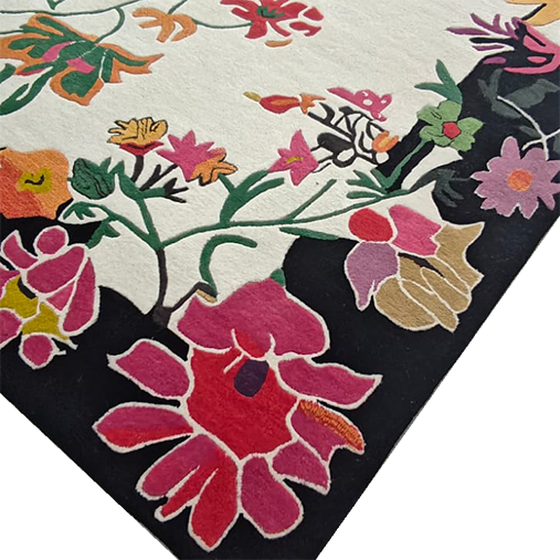 Sunset Flower Waltz Hand Tufted Rug