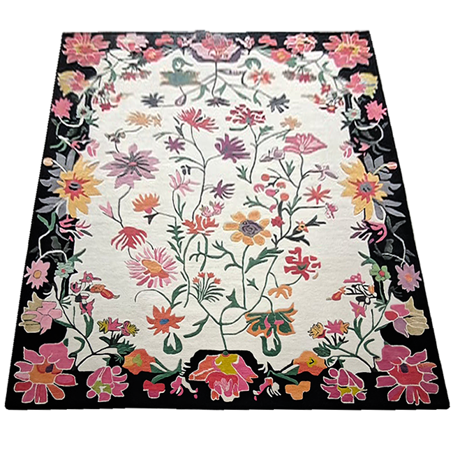 Sunset Flower Waltz Hand Tufted Rug