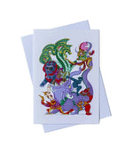 THE FANTASTIC CREATURES OF ANGKOR Greeting Card