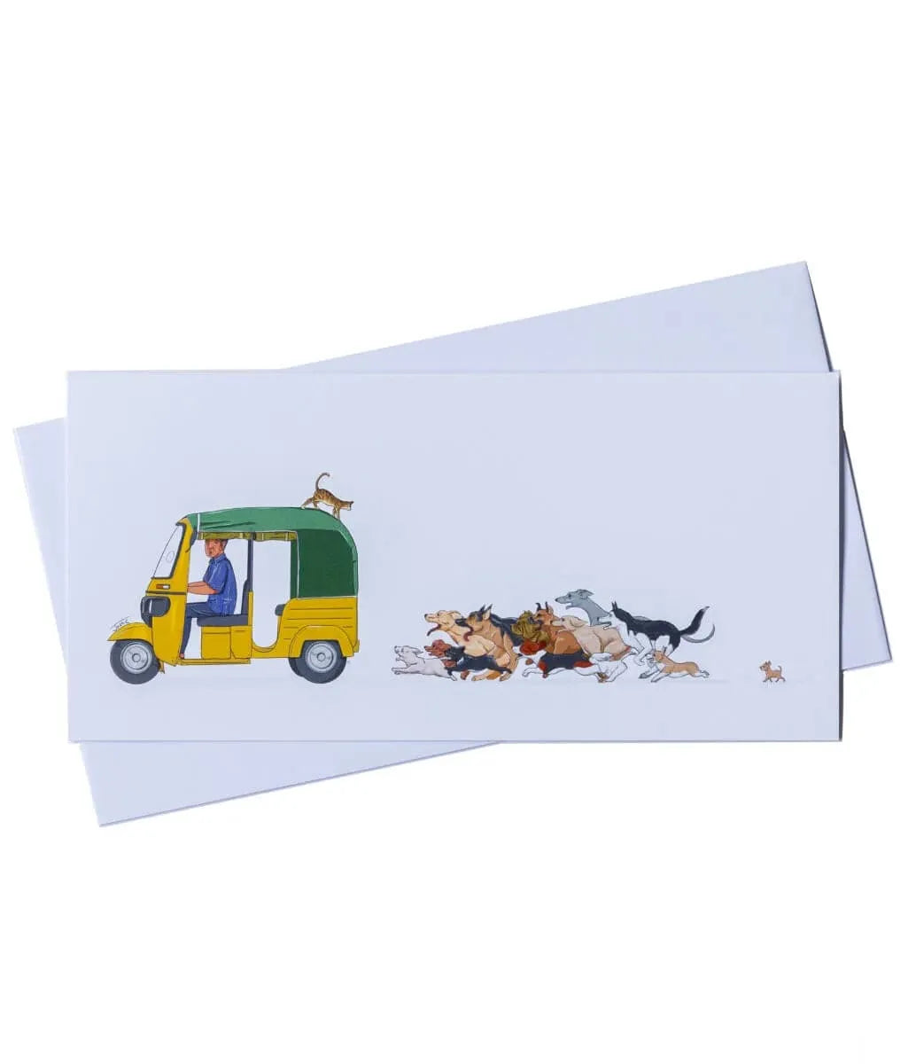 TUK TUK CHASERS Greeting Card