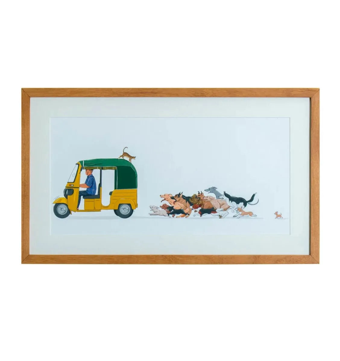 TUK TUK CHASERS Wall Art Print