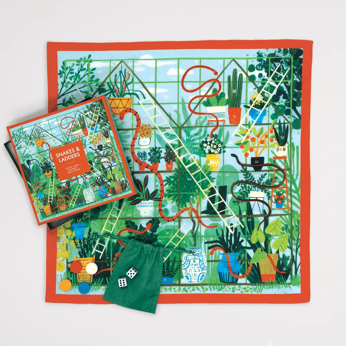 Snakes & Ladders Classic Game Bandana