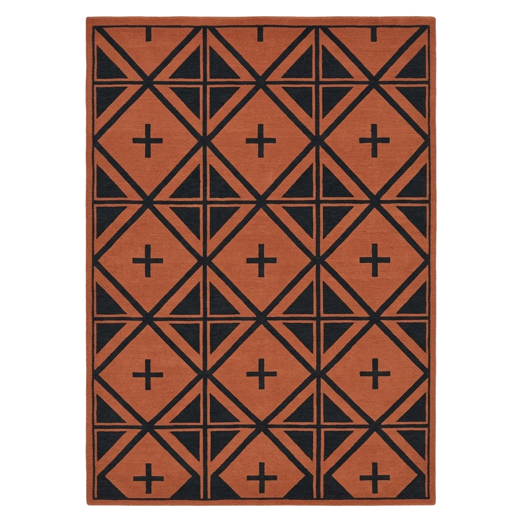Terra Cross Hand Knotted Rug 