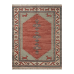 Terracotta Caravan Hand Knotted Rug