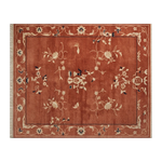 Terracotta Peking Garden Hand Knotted Rug - alternate view