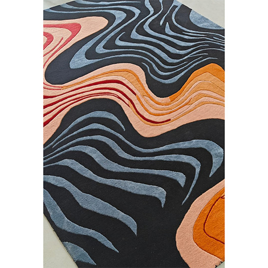 Terracotta Tide Hand Tufted Rug 