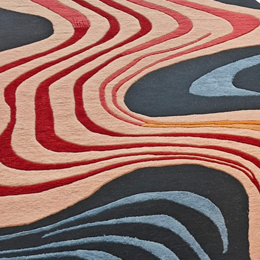Terracotta Tide Hand Tufted Rug 