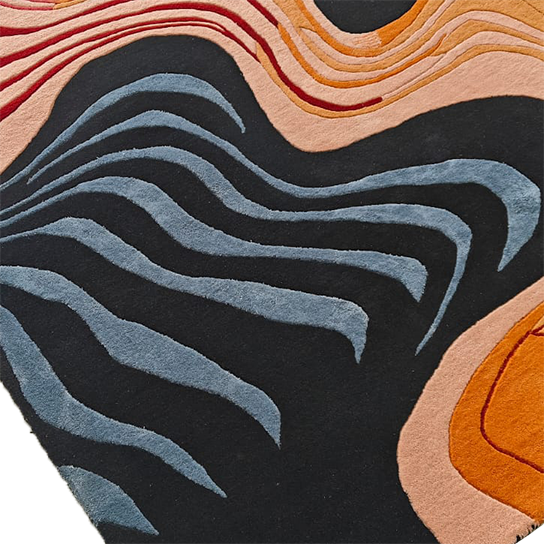 Terracotta Tide Hand Tufted Rug 