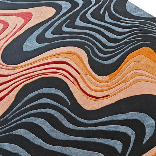 Terracotta Tide Hand Tufted Rug 