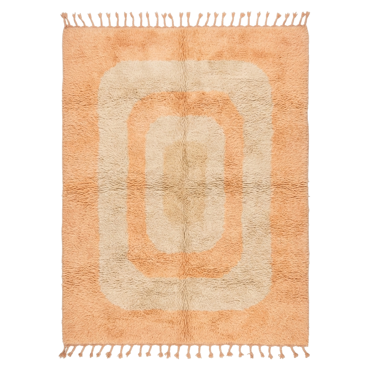 The Apricot Halo Moroccan Rug