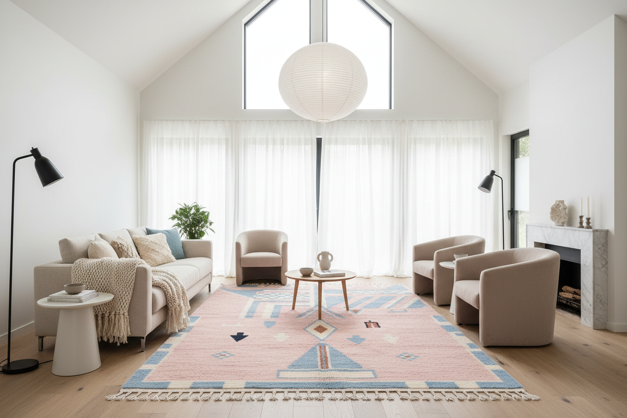 The Cartographer’s Dream Moroccan Rug