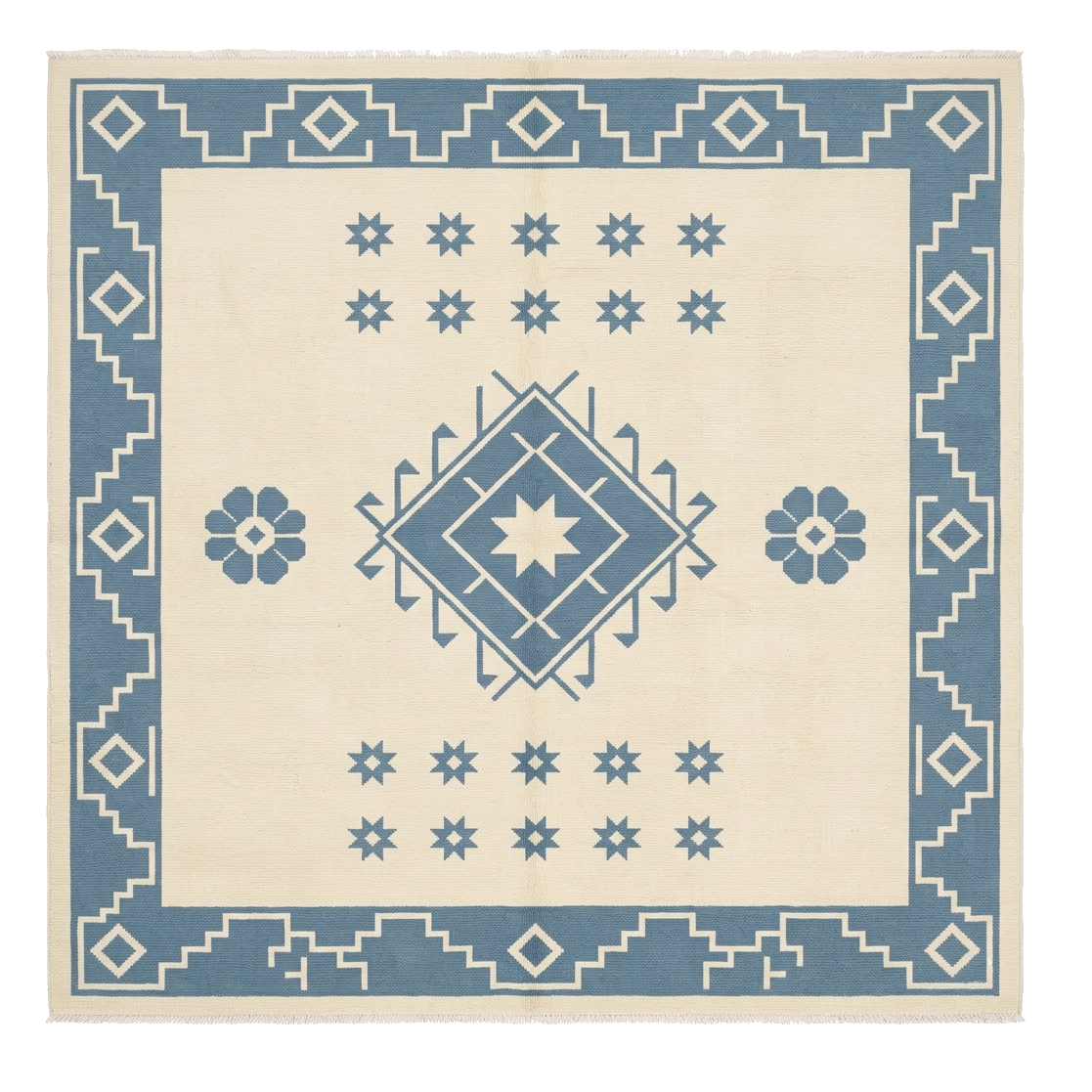 The Celestial Cream Hand Knotted Rug