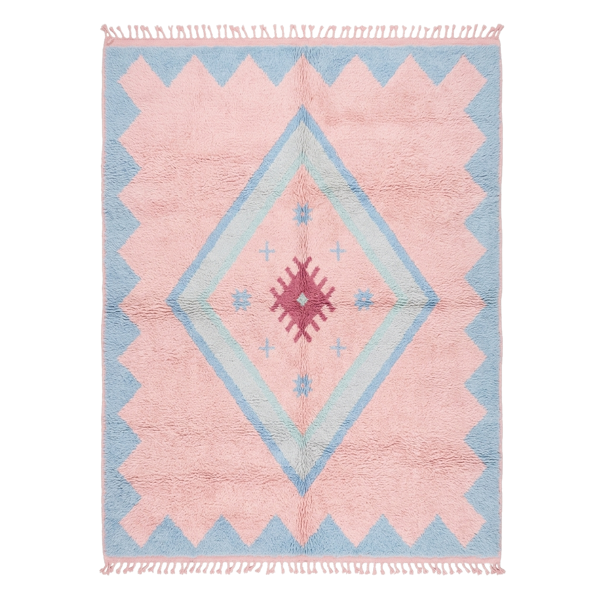 The Celestial Diamond Moroccan Rug 