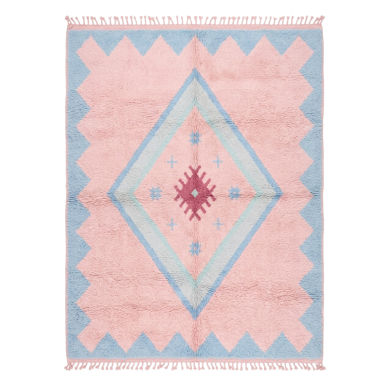 The Celestial Diamond Moroccan Rug 