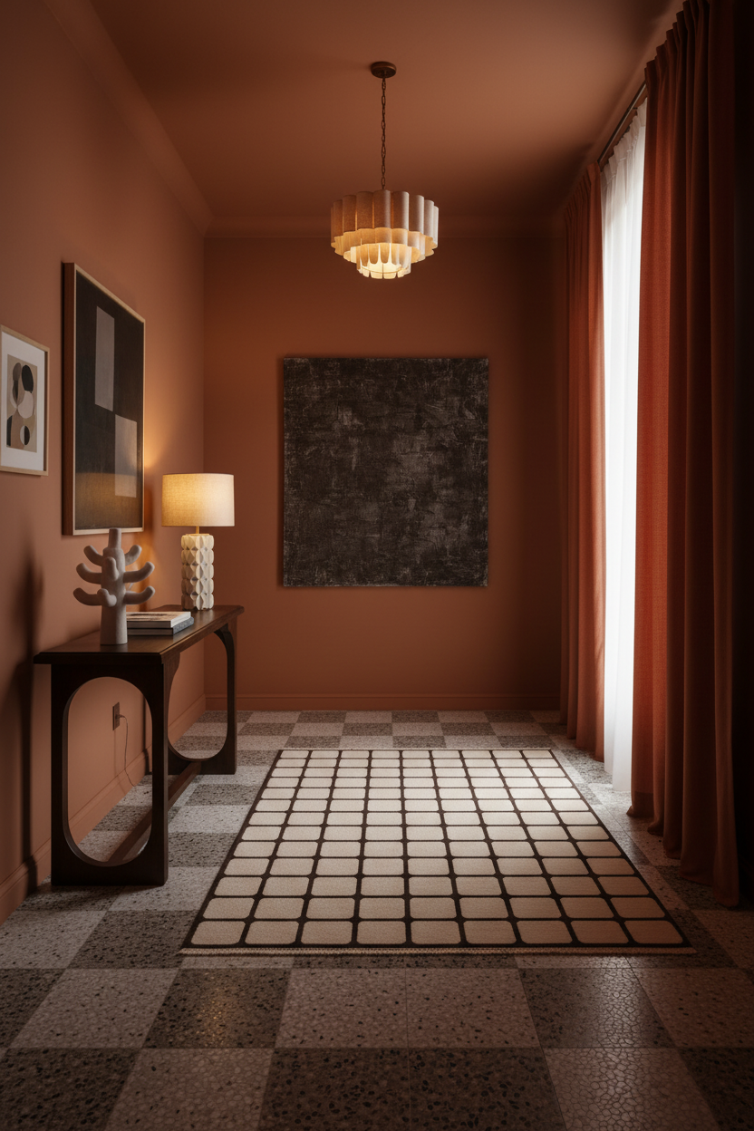 The Classic Gridwork Hand Knotted Rug