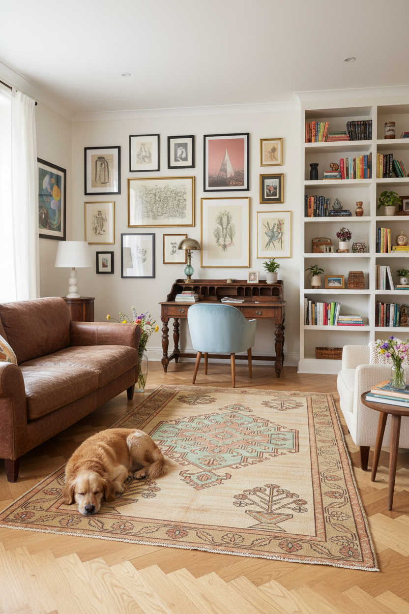 The Desert Oasis Hand Knotted Rug