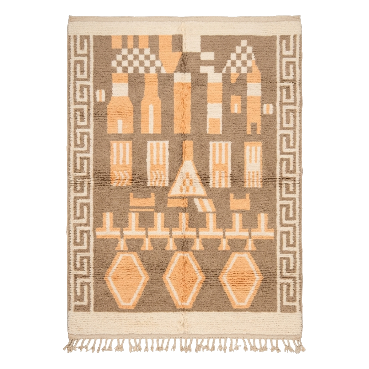 The Earthbound Compass Moroccan Rug
