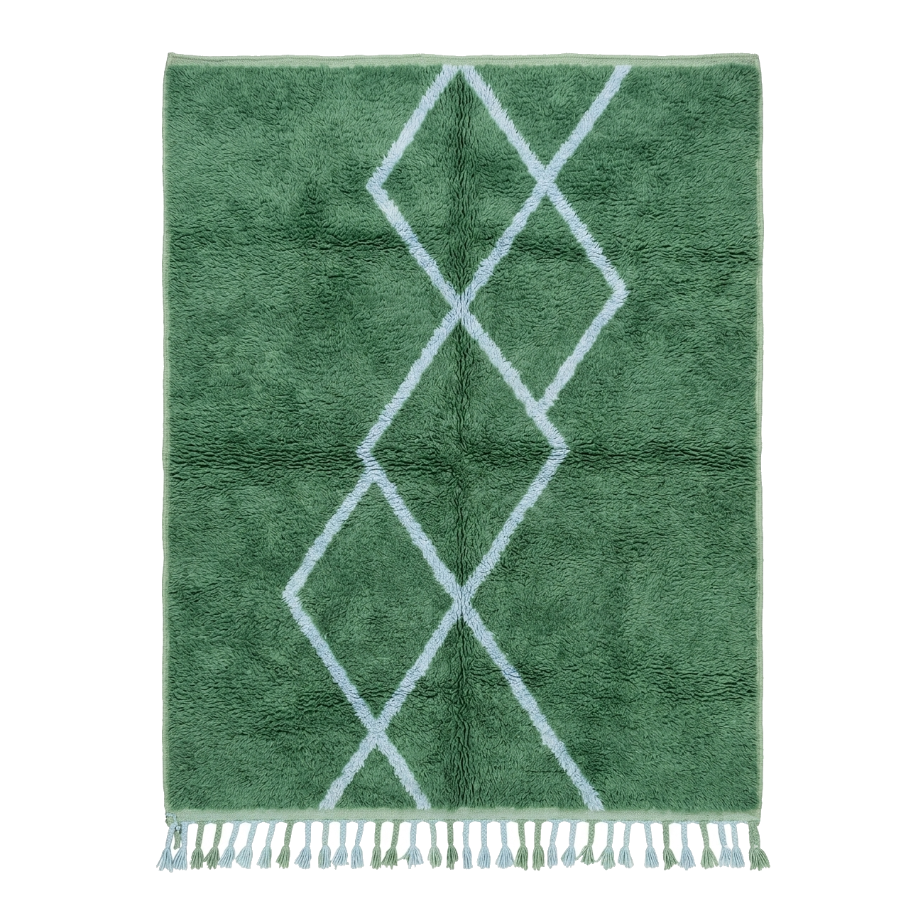 The Emerald Step Moroccan Rug