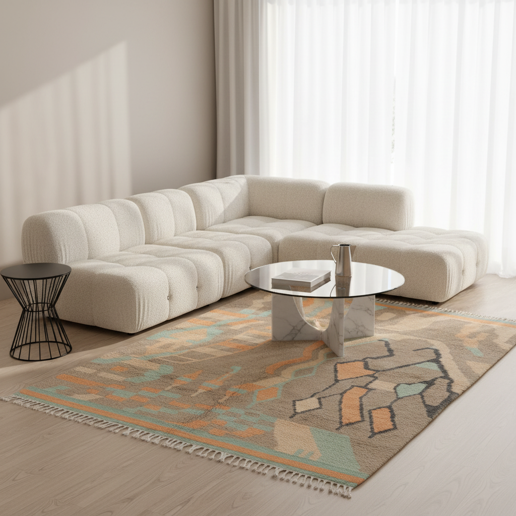 The Ethereal Landscape Moroccan Rug