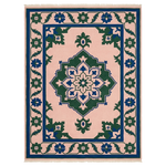 The Garden Medallion Hand Knotted Rug