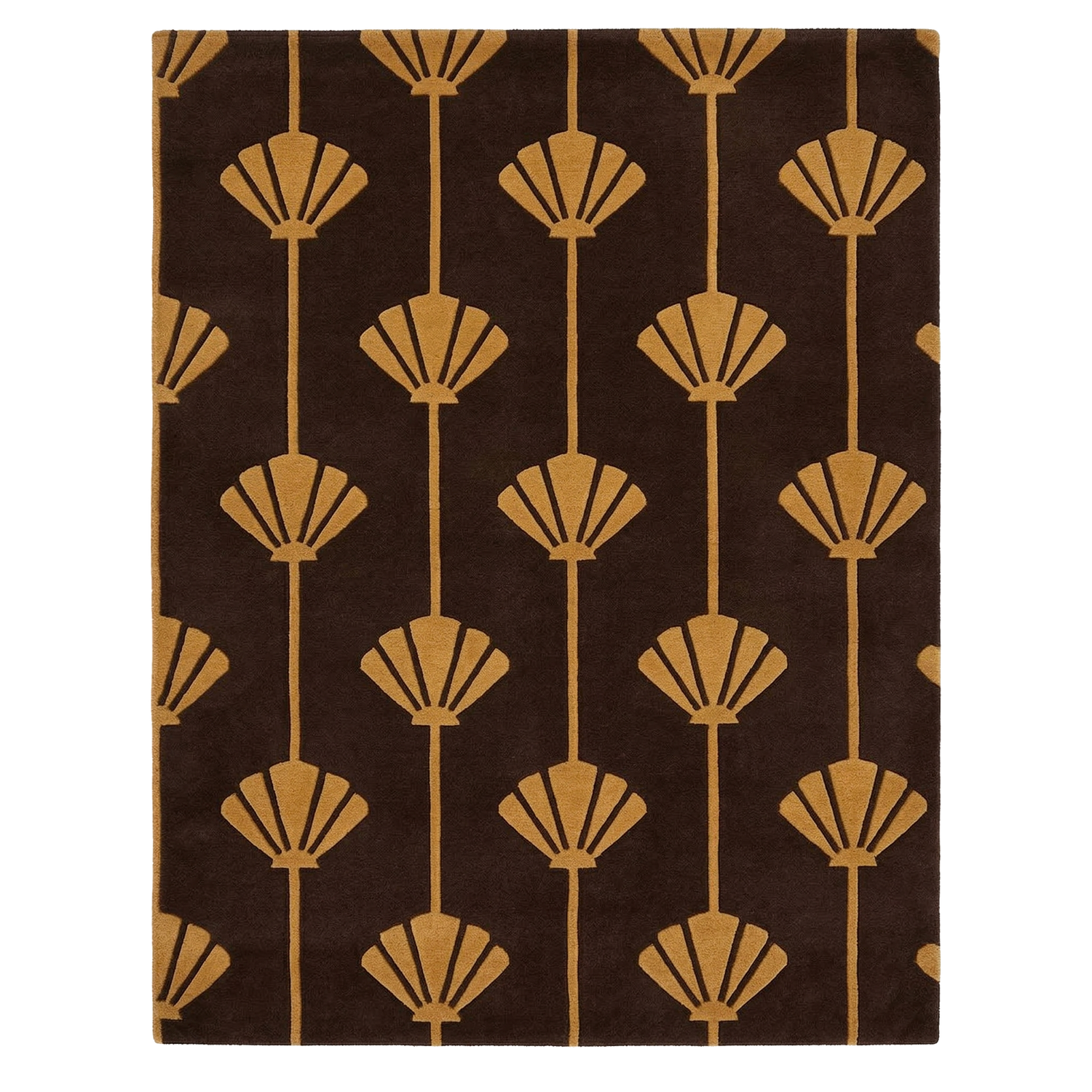 The Gilded Fan Hand Tufted Rug