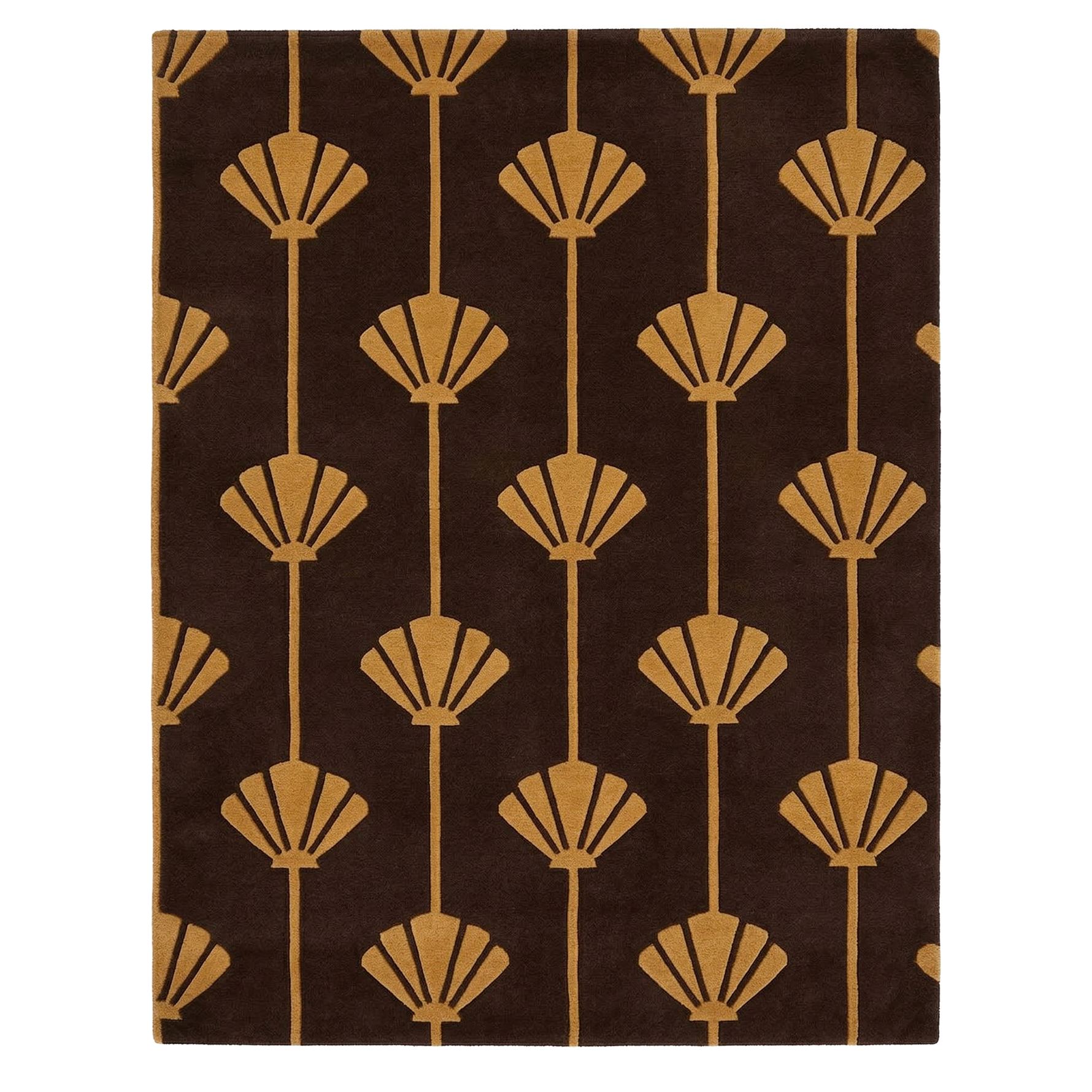 The Gilded Fan Hand Tufted Rug