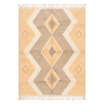 The Golden Zigzag Moroccan Rug