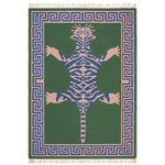 The Jade Tiger Hand Knotted Rug