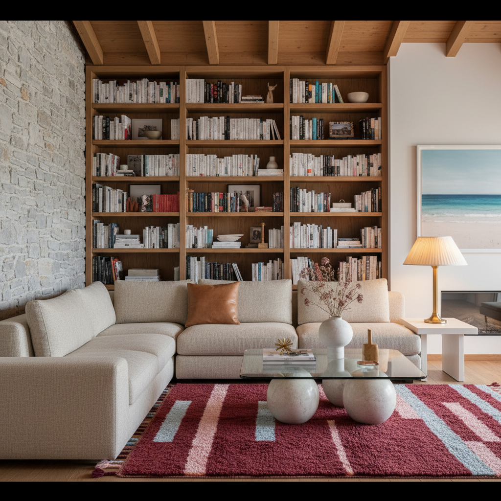 The Linear Horizon Moroccan Shag Rug