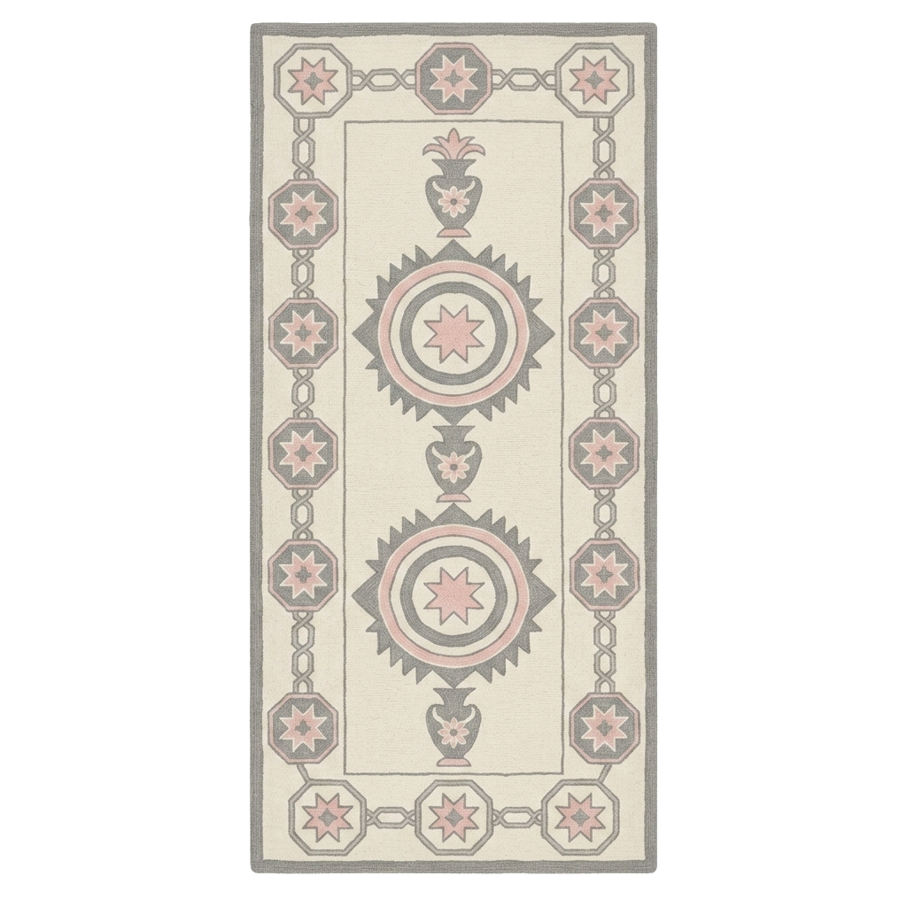 The Medallion Gala Hand Tufted Runner Rug